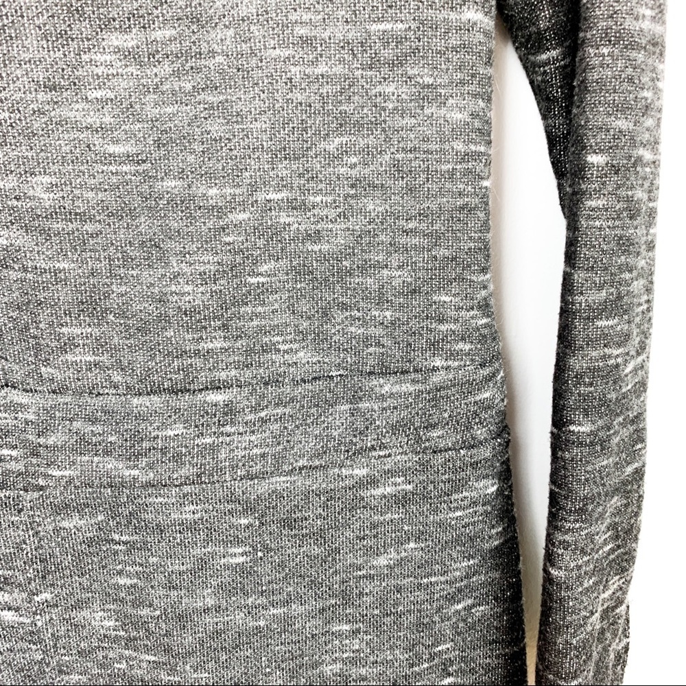 Long Sleeve Cowl Neck Athletic Sweater - Picture 7 of 10